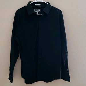 Men's Classic Solid Stretch Cotton 1Mx Dress Shirt